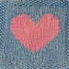 knitting - crop heart knit